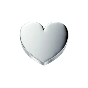 DONNA ORO ELEMENTO CUORE ORO BIANCO