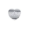 DONNA ORO ELEMENTO CUORE ORO BIANCO E DIAMANTI