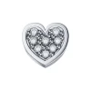 DONNA ORO ELEMENTO CUORE  ORO BIANCO E DIAMANTI