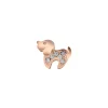 DONNA ORO ELEMENTO CANE IN ORO ROSA E DIAMANTI ref. DCHF9190.002