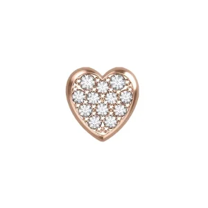 DONNA ORO ELEMENTO CUORE IN ORO ROSA E DIAMANTI ref. DCHF7397.003