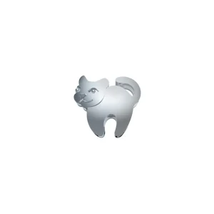 DONNA ORO ELEMENTO GATTO IN ORO BIANCO ref. DCHF9191
