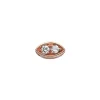 DONNA ORO ELEMENTO NAVETTE IN ORO ROSA E DIAMANTI ref. DCHF8553.004