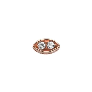 DONNA ORO ELEMENTO NAVETTE IN ORO ROSA E DIAMANTI ref. DCHF8553.004