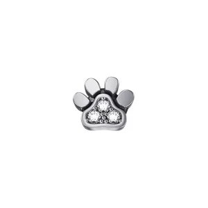 DONNA ORO ELEMENTO ORMA CANE IN ORO BIANCO E DIAMANTI ref. DCHF7424.001