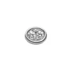 DONNA ORO ELEMENTO OVALE IN ORO BIANCO E DIAMANTI ref. DCHF8556.004