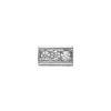 DONNA ORO ELEMENTO RETTANGOLO IN ORO BIANCO E DIAMANTI ref. DCHF8548.007
