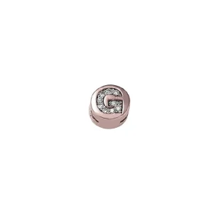 DONNA ORO ELEMENTO G TONDO IN ORO ROSA E DIAMANTI - ELEMENTS ref. DCHF8119G.002