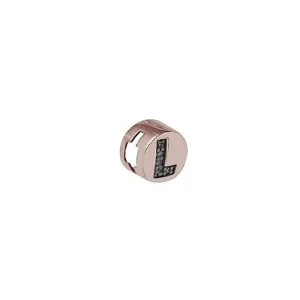 DONNA ORO ELEMENTO L TONDO IN ORO ROSA E DIAMANTI NERI - ELEMENTS ref. DCHF8212L.002