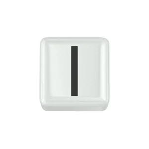 DONNA ORO ELEMENTO LETTERA  IN CERAMICA BIANCA