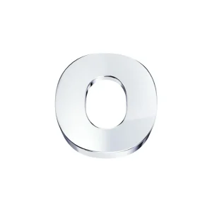 DONNA ORO ELEMENTO LETTERA IN ORO BIANCO