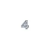 DONNA ORO ELEMENTO NUMERO 4 IN ORO BIANCO E DIAMANTI - ELEMENTS ref. DCHF9144N4.002