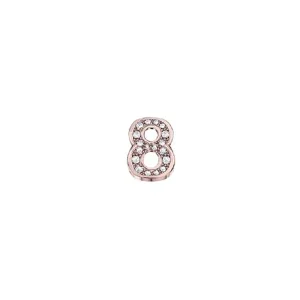 DONNA ORO ELEMENTO NUMERO 8 IN ORO ROSA E DIAMANTI - ELEMENTS ref. DCHF9145N8.001