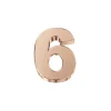 DONNA ORO ELEMENTO NUMERO  IN ORO ROSA