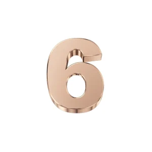 DONNA ORO ELEMENTO NUMERO  IN ORO ROSA