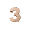DONNA ORO ELEMENTO NUMERO  IN ORO ROSA