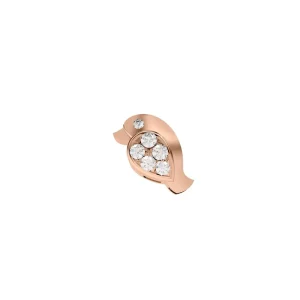 DONNA ORO ELEMENTO PAPPAGALLO IN ORO ROSA E DIAMANTI - ELEMENTS ref. DCHF9311.002