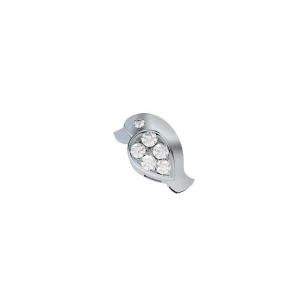 DONNA ORO ELEMENTO PAPPAGALLO IN ORO BIANCO E DIAMANTI - ELEMENTS ref. DCHF9305.002