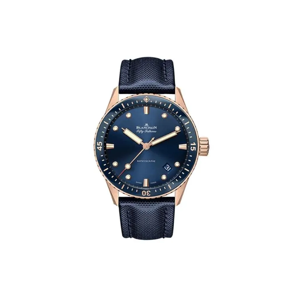 fifty_fathoms_bathyscaphe_0.webp BLANCPAIN Fifty Fathoms Bathyscaphe 5000 36S40 052A subacqueo moderno passioneoro Sedna titanio ceramica Liquidmetal tela