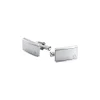 MONTBLANC GEMELLI RETTANGOLARI IN ACCIAIO PREGIATO CONTEMPORARY ref. 101539
