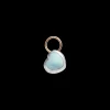 QUERIOT MICRO CUORE CON SMALTO AZZURRO