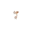 RUE DES MILLE MONO ORECCHINO ARCHETTO STELLA/STELLA ref. ORZ-ARC-STE