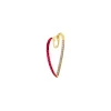 RUE DES MILLE MONO-ORECCHINO CUORE – SMALTO MACULATO rif. ORJ-04-R