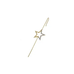 RUE DES MILLE MONO-ORECCHINO "HOOK" STELLA ref. ORZ-009-M1-AU