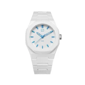 D1 MILANO NEON BIANCO LANCETTE AZZURRE