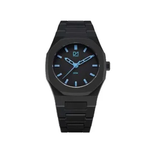 D1 MILANO NEON NERO - LANCETTE AZZURRE