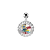 CHANTECLER Orecchini Capri Pop grandi in argento e smalti colorati ref. 41145