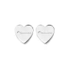 SALVINI Orecchini cuore in oro bianco con diamanti ref. 20049488