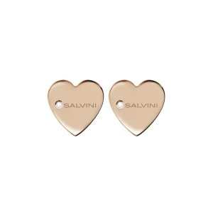SALVINI Orecchini cuore in oro rosa con diamanti ref. 20049580