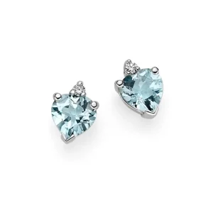 DONNA ORO ORECCHINI ORO BIANCO ACQUAMARINADIAMANTI DHOA7188.004