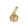 CHANTECLER Orecchino campanella medio in oro giallo e diamanti ref. 18301