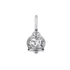 CHANTECLER Orecchino campanella medio in oro bianco e diamanti ref. 18266