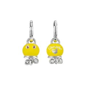 CHANTECLER Orecchino campanella polipo piccolo in argento smalto e zaffiri ref. 38467