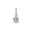 CHANTECLER Orecchino campanella piccolo in oro bianco e diamanti ref. 32559