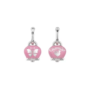 CHANTECLER Orecchino campanella medio argento smalto 41889 campanelle positività unica preziosa