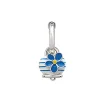 CHANTECLER Orecchino campanella micro in argento e smalto ref. 40738