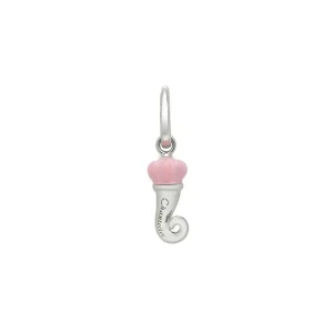 CHANTECLER Orecchino cornetto in argento e smalto ref. 36415
