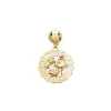 CHANTECLER Orecchino Logo piccolo in oro e diamanti ref. 39932