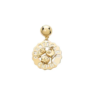 CHANTECLER Orecchino Logo piccolo in oro e diamanti ref. 39932