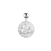 CHANTECLER Orecchino piazzetta grande in argento ref. 38909