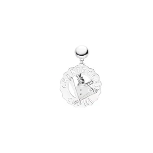 CHANTECLER Orecchino pupazzo di neve grande in argento e pietre ref. 33701