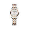 BAUME-MERCIER Orologio bicolore Clifton.Automatico, forma rotonda, 30 mm.