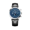 BAUME-MERCIER Orologio Classima in acciaio con cinturino in pelleUomo, cronografo automatico con calendario completo, cassa rotonda, 42 mm