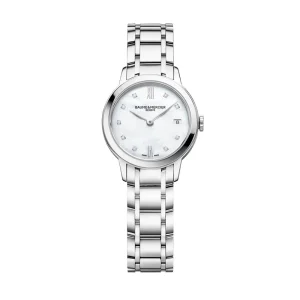 BAUME-MERCIER Orologio Classima in acciaioDonna, quarzo, cassa rotonda, 27 mm.
