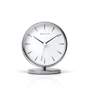BERING Orologio da tavolo argento brillante ref. 90096-04R