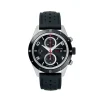 MONTBLANC OROLOGIO ROTONDO IN ACCIAIO PREGIATO NERO E GRIGIO TIMEWALKER ref. 116096
